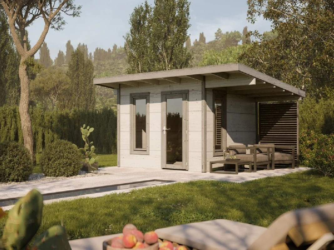 Pool house design - Abri de piscine Grâce