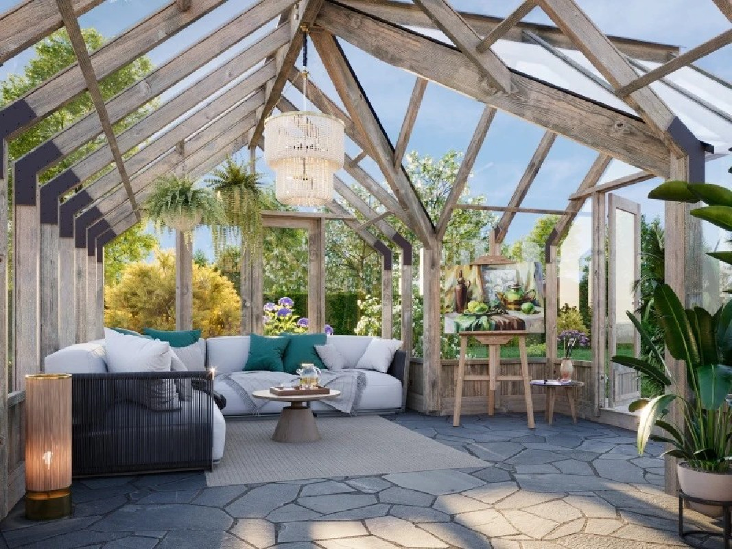 Serre de jardin bois Emilia
