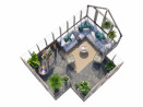 Serre de jardin bois Emilia