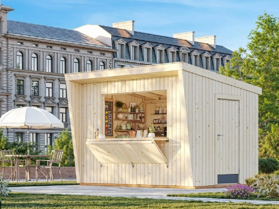 Kiosque chalet de vente KIRA 7.7 m2 brut